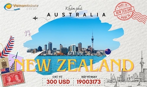 Vé máy bay Hà Nội New Zealand giá rẻ | Chỉ từ 400 USD